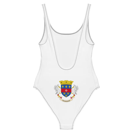 Maillot de bain 1 pièce drapeau saint-barthélemy - pixelforma