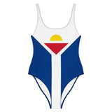 Maillot de bain 1 pièce drapeau de saint-martin - pixelforma