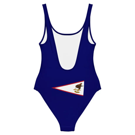 Maillot de bain 1 pièce drapeau samoa américaines - pixelforma