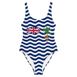 Maillot de bain 1 pièce drapeau territoire britannique de l’océan indien - pixelforma