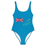 Maillot de bain 1 pièce drapeau tuvalu - pixelforma