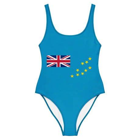 Maillot de bain 1 pièce drapeau tuvalu - pixelforma