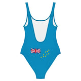 Maillot de bain 1 pièce drapeau tuvalu - pixelforma