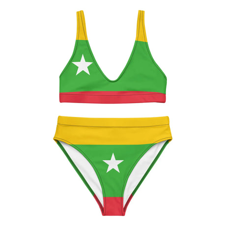 Maillot de bain drapeau birmanie - pixelforma