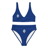 Maillot de bain drapeau guam femme en polyester recyclé