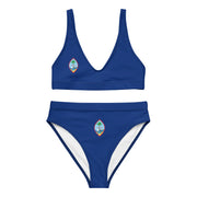 Maillot de bain drapeau guam femme en polyester recyclé