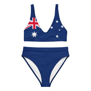 Maillot de bain femme australie motif drapeau protection uv
