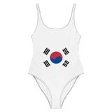 Maillot de bain femme corée du sud drapeau coupe brésilienne