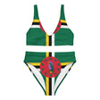 Maillot de bain femme dominique polyester recyclé uv