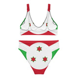 Maillot de bain femme drapeau burundi tissu confort uv