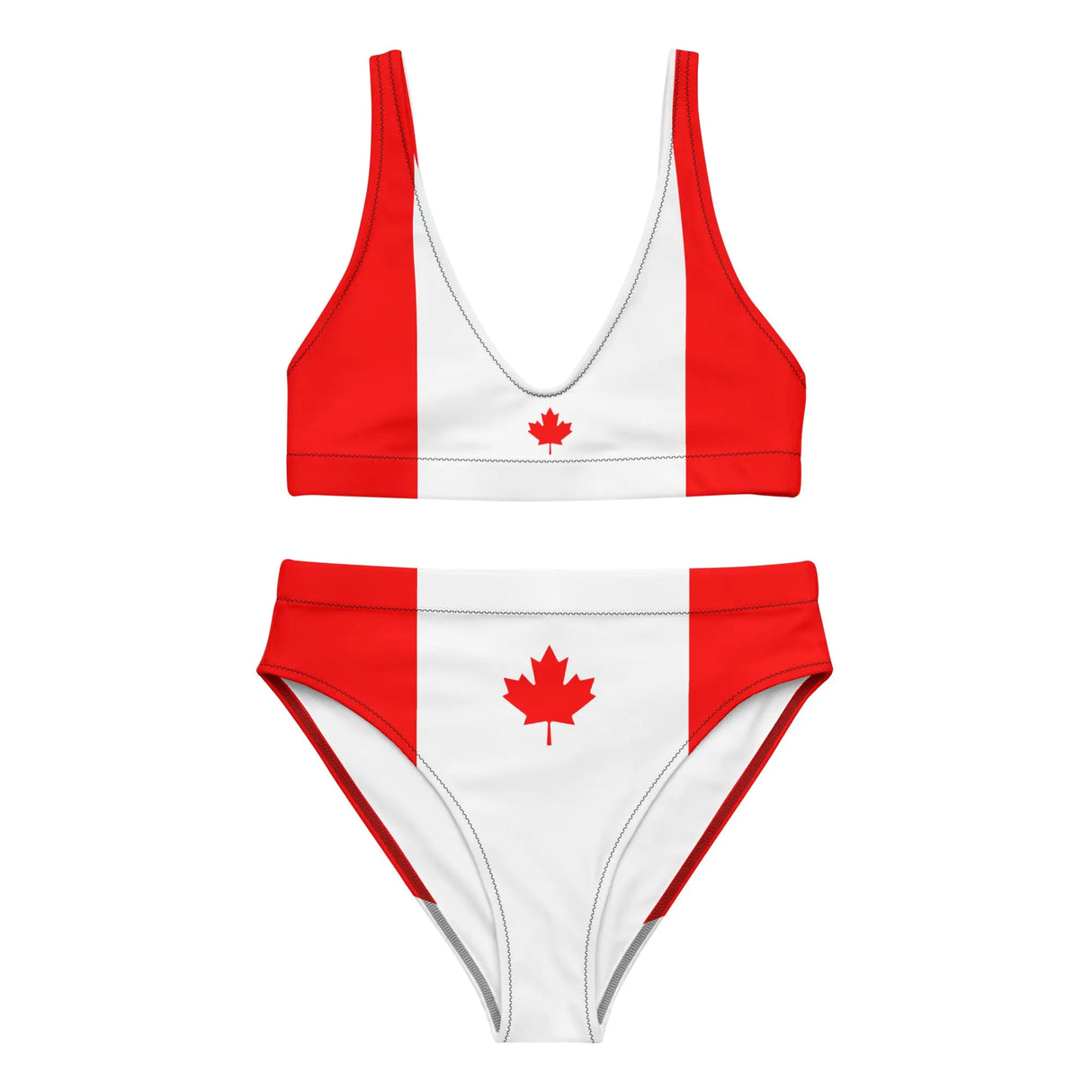 Maillot de bain femme drapeau canada confort protection uv