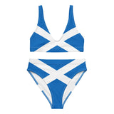 Maillot de bain femme drapeau écosse polyester recyclé