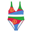 Maillot de bain femme drapeau érythrée polyester recyclé