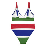Maillot de bain femme drapeau gambie polyester recyclé