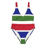 Maillot de bain femme drapeau gambie polyester recyclé