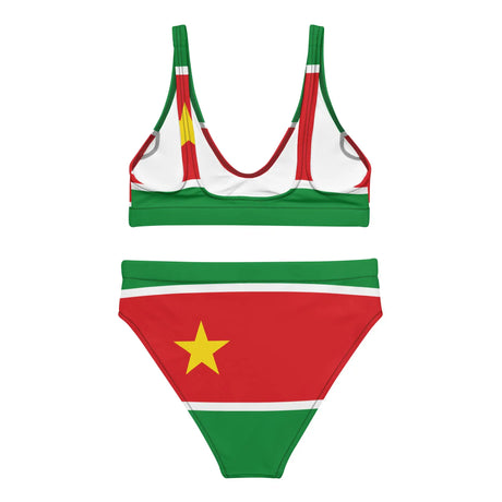 Maillot de bain femme drapeau guadeloupe polyester recyclé