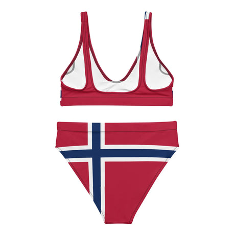 Maillot de bain femme drapeau île bouvet polyester recyclé