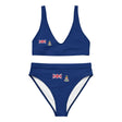 Maillot de bain femme drapeau îles caïmans polyester recyclé