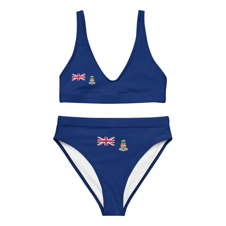 Maillot de bain femme drapeau îles caïmans polyester recyclé