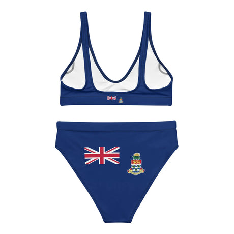 Maillot de bain femme drapeau îles caïmans polyester recyclé