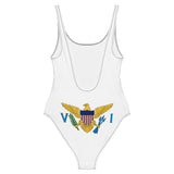 Maillot de bain femme drapeau îles vierges coupe brésilienne
