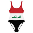 Maillot de bain femme drapeau irak coupe brésilienne stylée