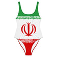 Maillot de bain femme drapeau iran coupe brésilienne
