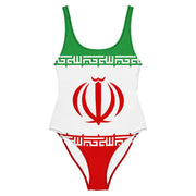 Maillot de bain femme drapeau iran coupe brésilienne