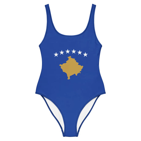 Maillot de bain femme drapeau kosovo coupe brésilienne