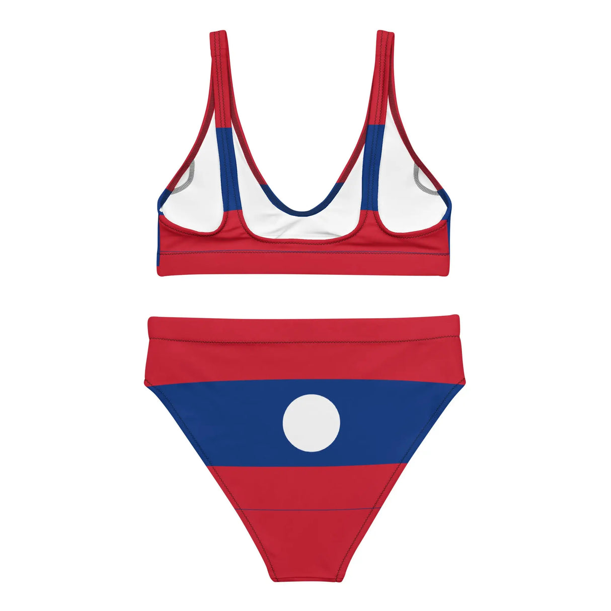 Maillot de bain femme drapeau laos confort et protection uv