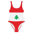 Maillot de bain femme drapeau liban coupe brésilienne
