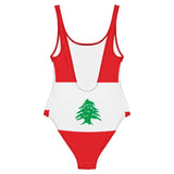 Maillot de bain femme drapeau liban coupe brésilienne