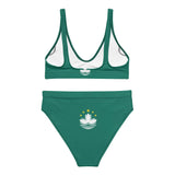 Maillot de bain femme drapeau macao polyester recyclé élégant