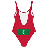 Maillot de bain femme drapeau maldives coupe brésilienne