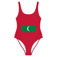 Maillot de bain femme drapeau maldives coupe brésilienne