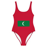 Maillot de bain femme drapeau maldives coupe brésilienne