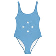 Maillot de bain femme drapeau micronésie coupe brésilienne