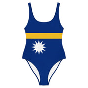Maillot de bain femme drapeau nauru coupe brésilienne