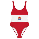 Maillot de bain femme drapeau polynésie coupe brésilienne