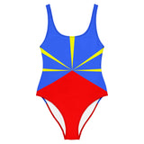 Maillot de bain femme drapeau réunion coupe brésilienne