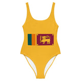 Maillot de bain femme drapeau sri lanka coupe brésilienne