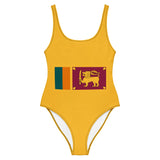 Maillot de bain femme drapeau sri lanka coupe brésilienne