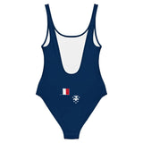 Maillot de bain femme drapeau terres australes coupe brésilienne