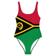 Maillot de bain femme drapeau vanuatu coupe brésilienne