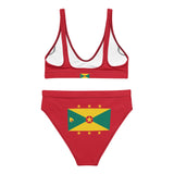 Maillot de bain femme grenade polyester recyclé uv plage