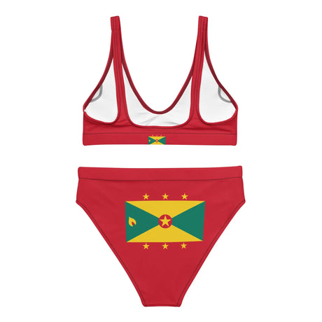 Maillot de bain femme grenade polyester recyclé uv plage