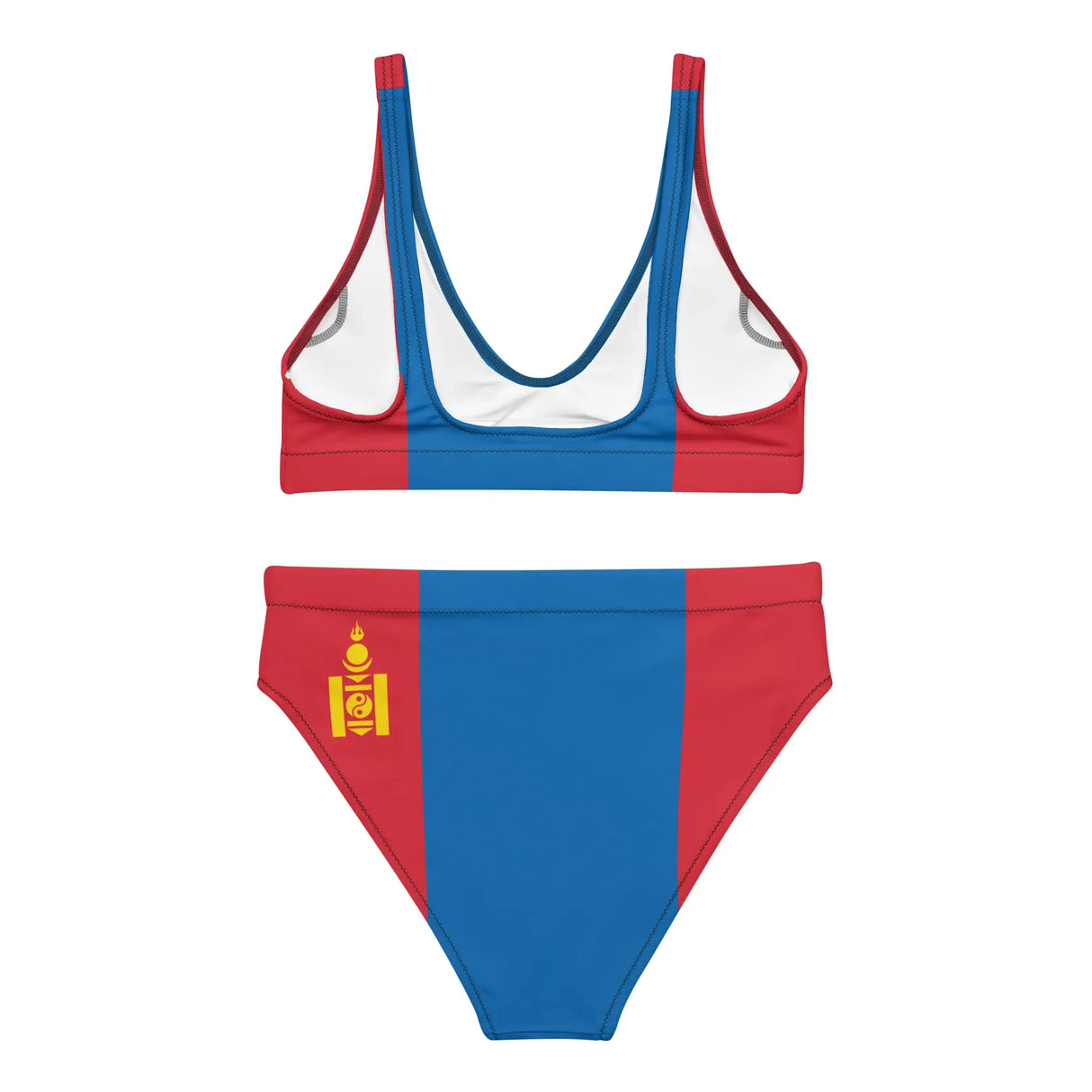 Maillot de bain femme mongolie tissu recyclé protection uv