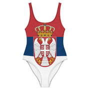Maillot de bain femme serbie drapeau coupe brésilienne