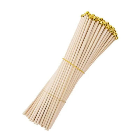 Mât à main en bois massif de bambou 40cm - pixelforma