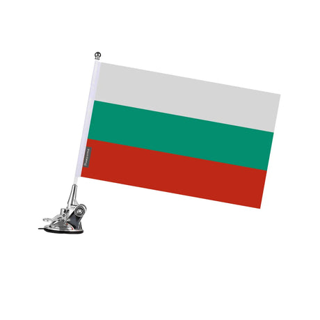 Mât à Ventouse Drapeau Bulgarie en Polyester - Pixelforma 